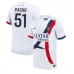 Paris Saint-Germain Willian Pacho #51 Bortedrakt 2024-25 Korte ermer